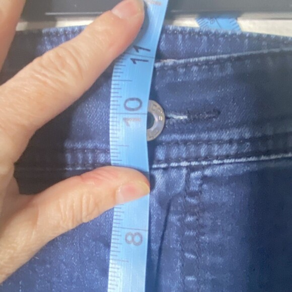 Chicos womens skinny Jeans 2.5 sz 14 Large Blue Medium Wash high rise stretch - Picture 10 of 11